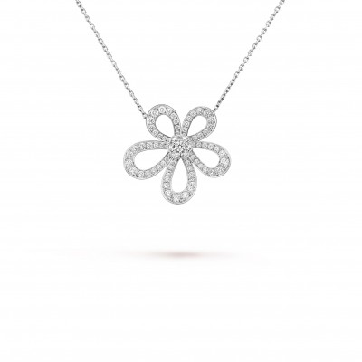 VAN CLEEF ARPELS FLOWERLACE PENDANT VCARP05200
